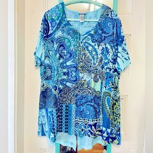 EUC Catherines 1X Women’s High-Low Tunic